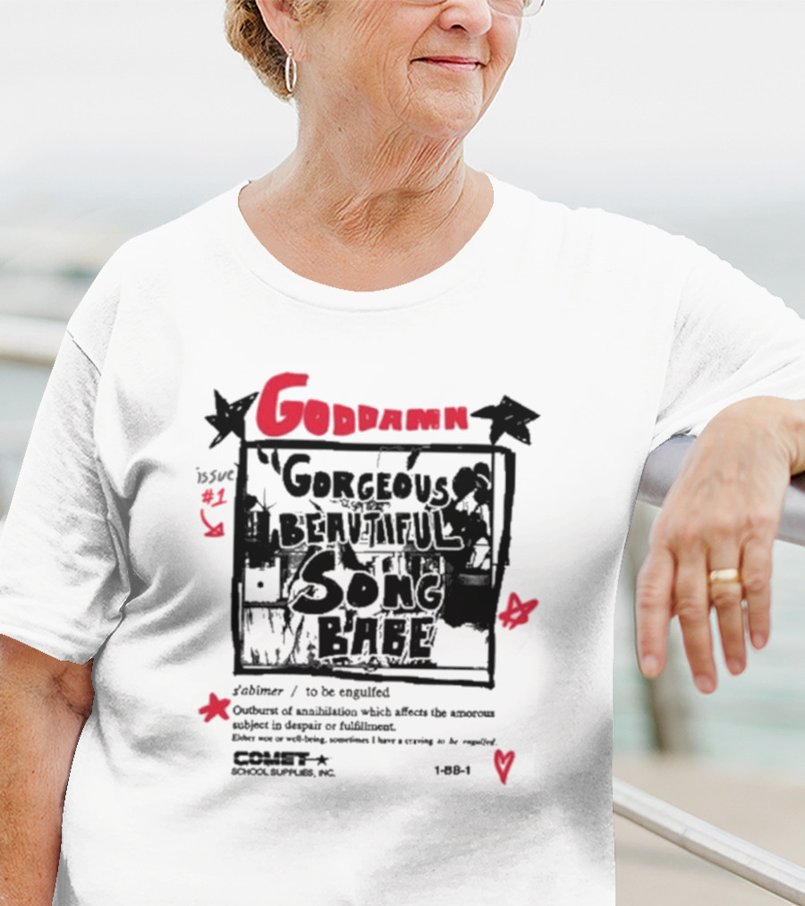 Yasi X Goddamn Gorgeous Beautiful Song Bae Issue #1 Night Gallery GGBS Colt School Supplies Inc T-Shirt