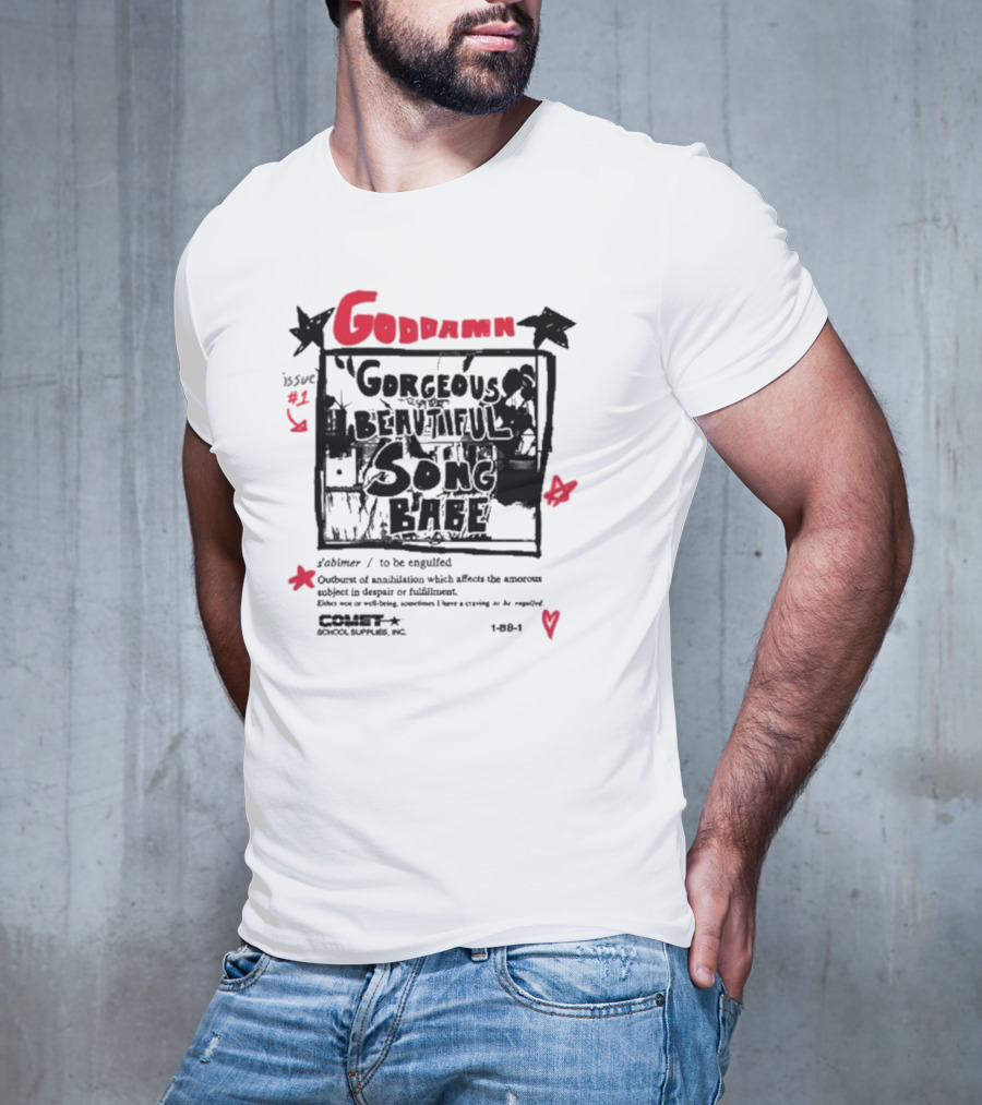 Yasi X Goddamn Gorgeous Beautiful Song Bae Issue #1 Night Gallery GGBS Colt School Supplies Inc T-Shirt