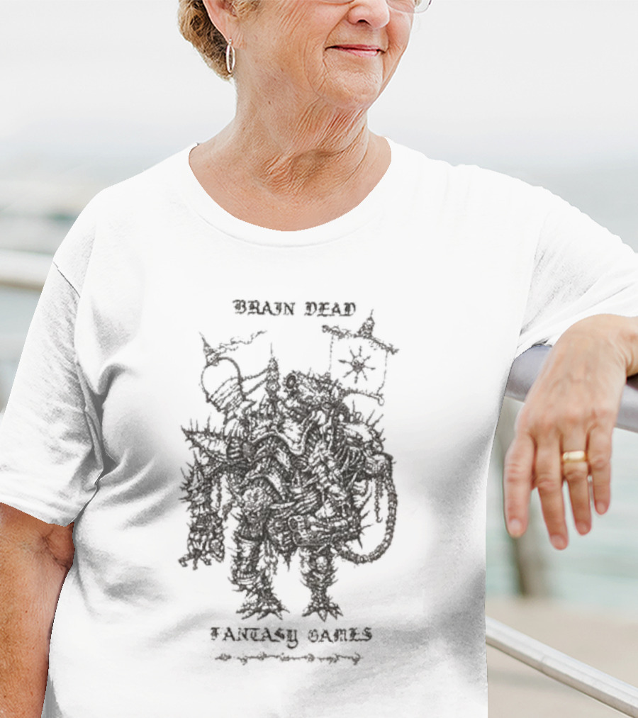 Brain Dead Bio Mechanical Overlord Fantasy Games T-Shirt