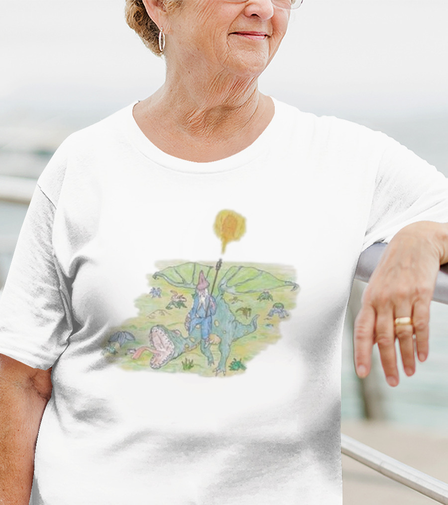 Brain Dead Dragon Rider Fantasy Adventures In Enchanted Wilderness T-Shirt