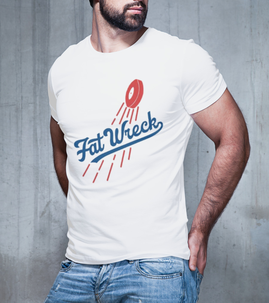Fat Wreck Chords Los Angeles Dodgers Record T-Shirt