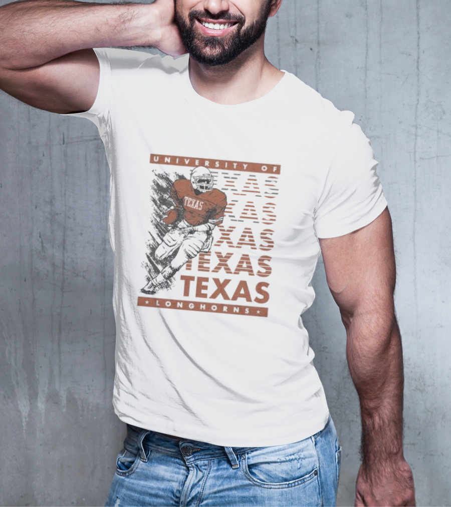 University Of Texas Longhorns Football Texas Longhorns 1990s Throwback T-Shirt
