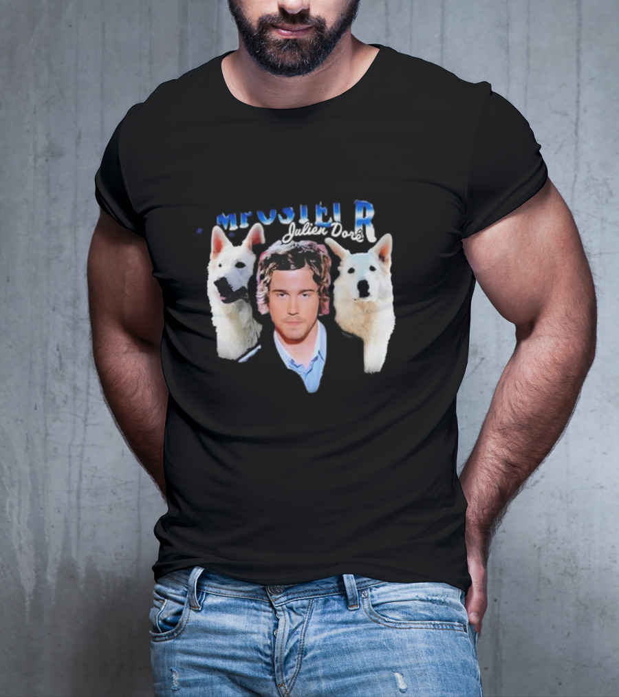 Julien Doré Mister R With Two White Dogs T-Shirt