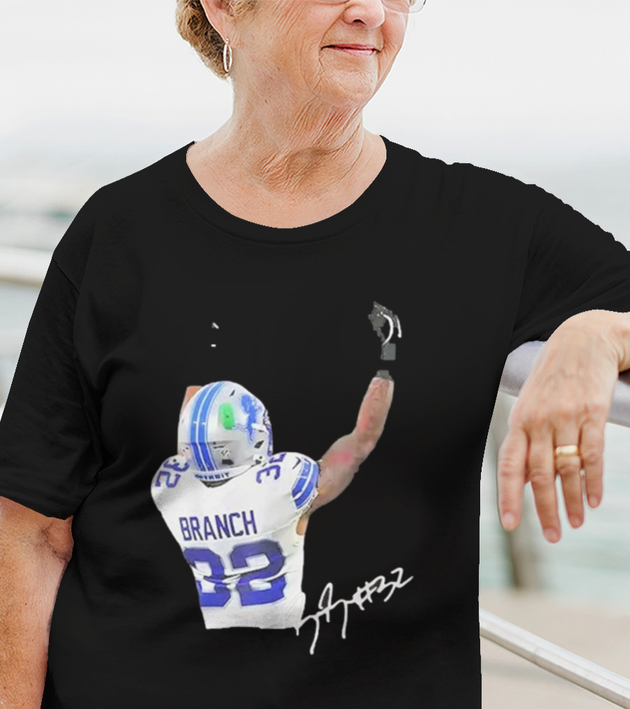 Lions Branch 32 Middle Finger Gesture T-Shirt