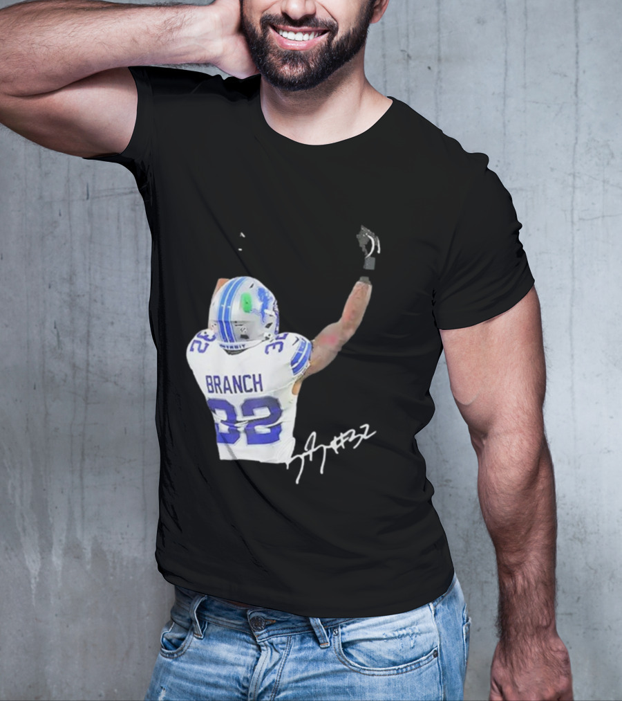 Lions Branch 32 Middle Finger Gesture T-Shirt