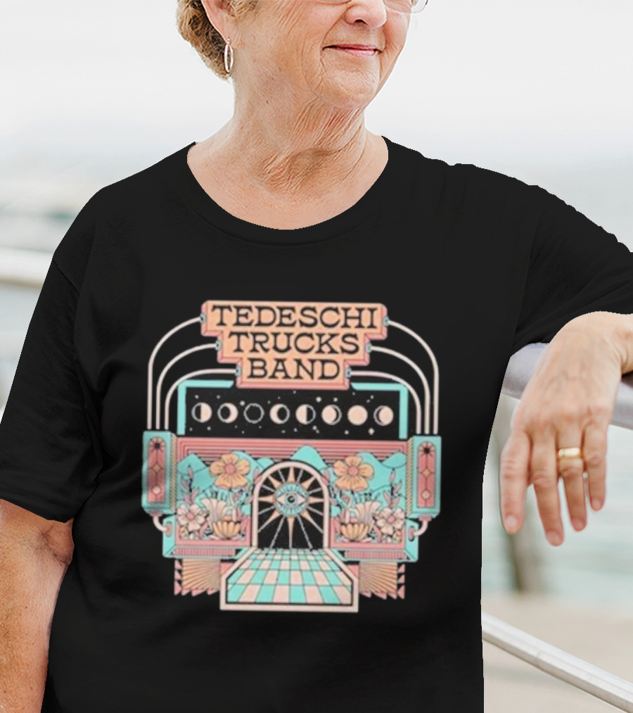 Tedeschi Trucks Band Moon Phases Floral Doorway T-Shirt