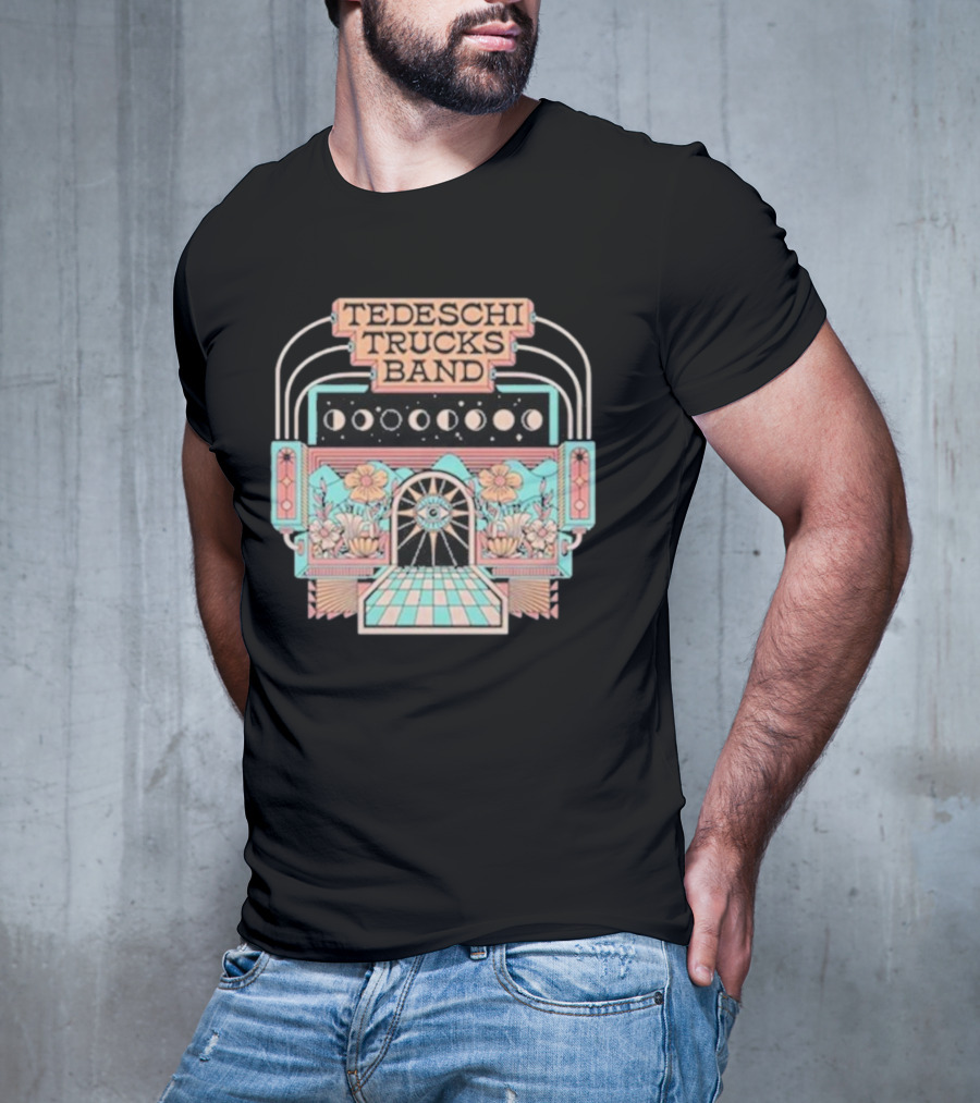 Tedeschi Trucks Band Moon Phases Floral Doorway T-Shirt