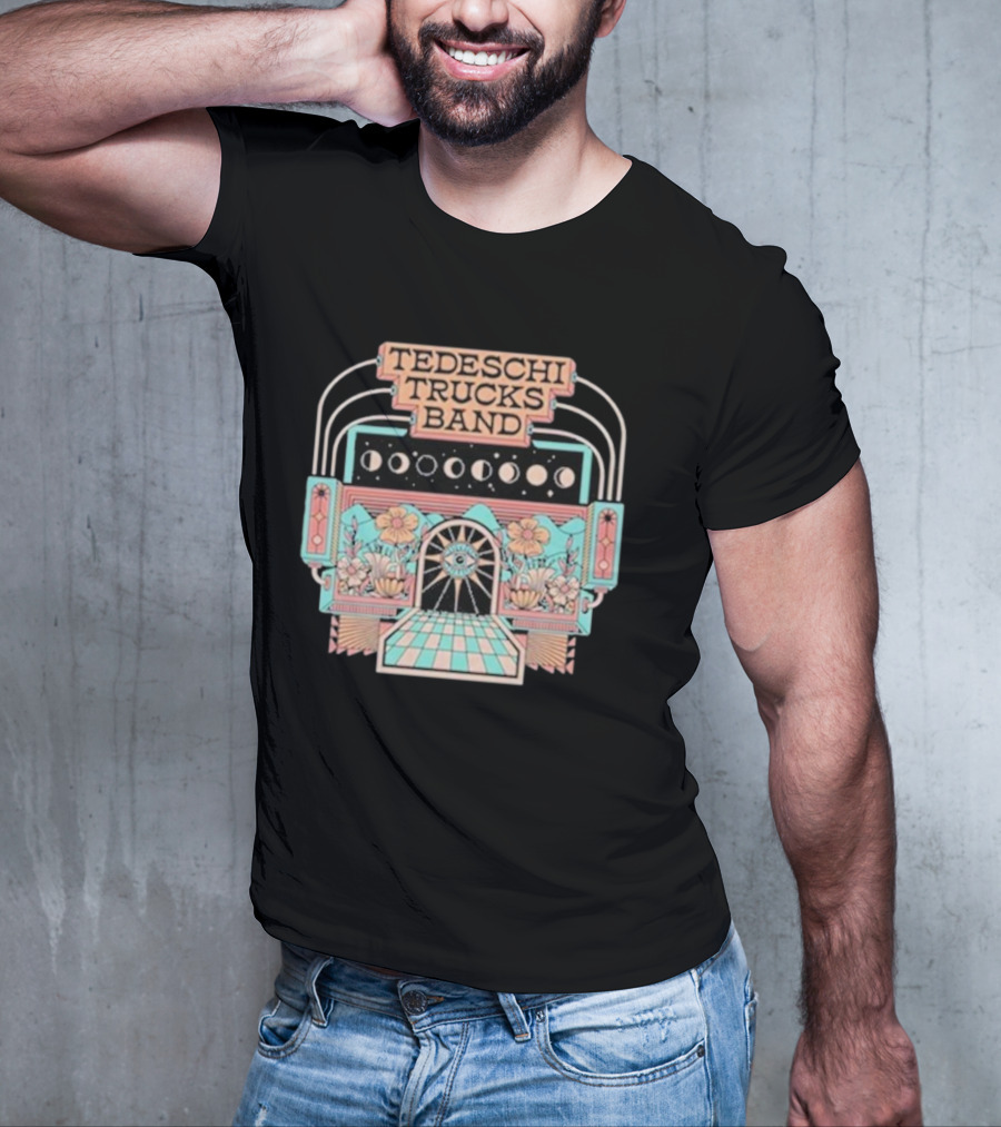 Tedeschi Trucks Band Moon Phases Floral Doorway T-Shirt