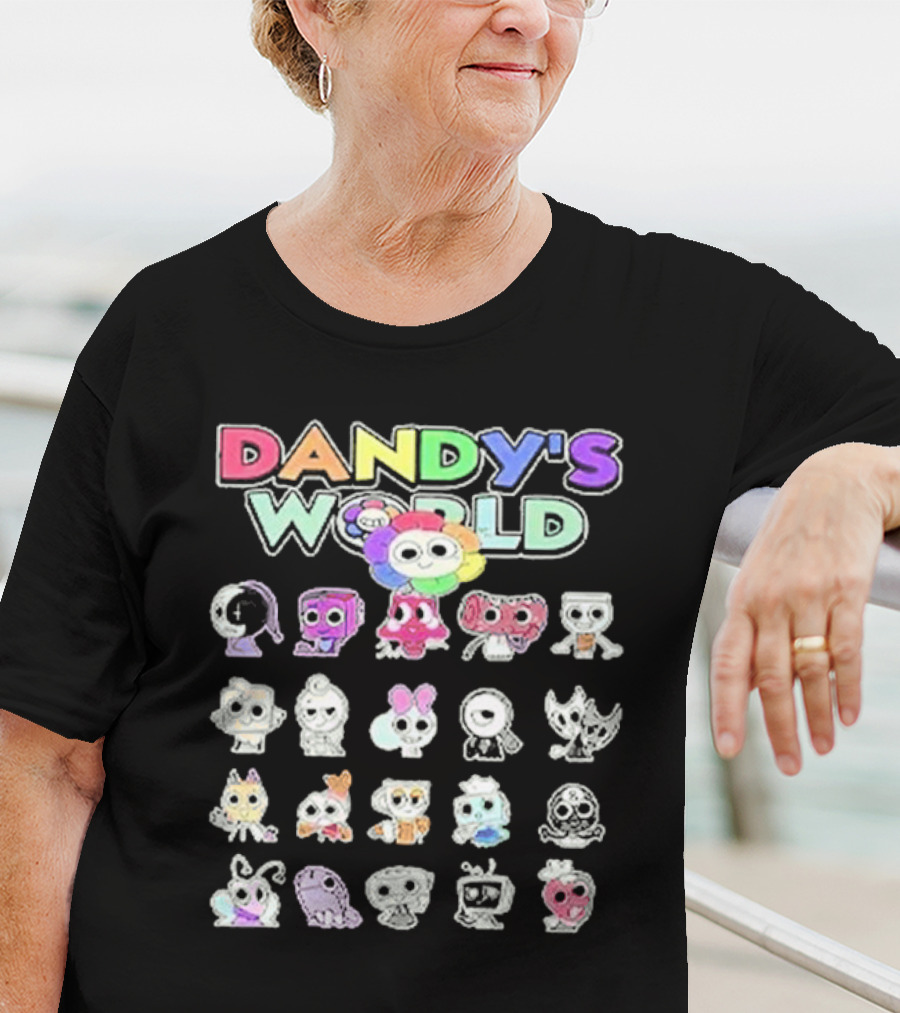 Dandy's World Colorful Characters Ensemble T-Shirt