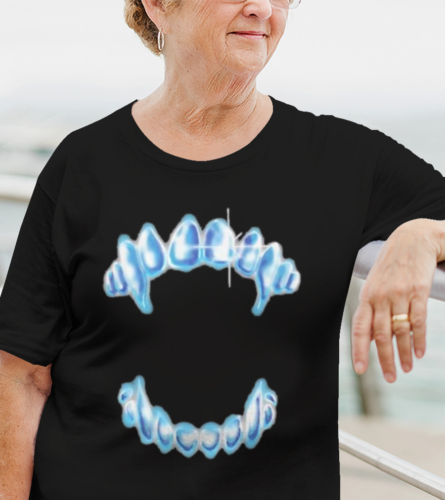 Dom Dolla Cave Fangs Blue Ice Grillz T-Shirt