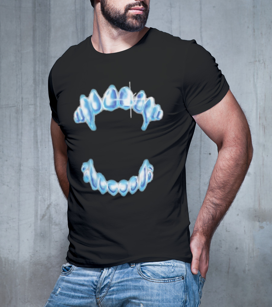 Dom Dolla Cave Fangs Blue Ice Grillz T-Shirt