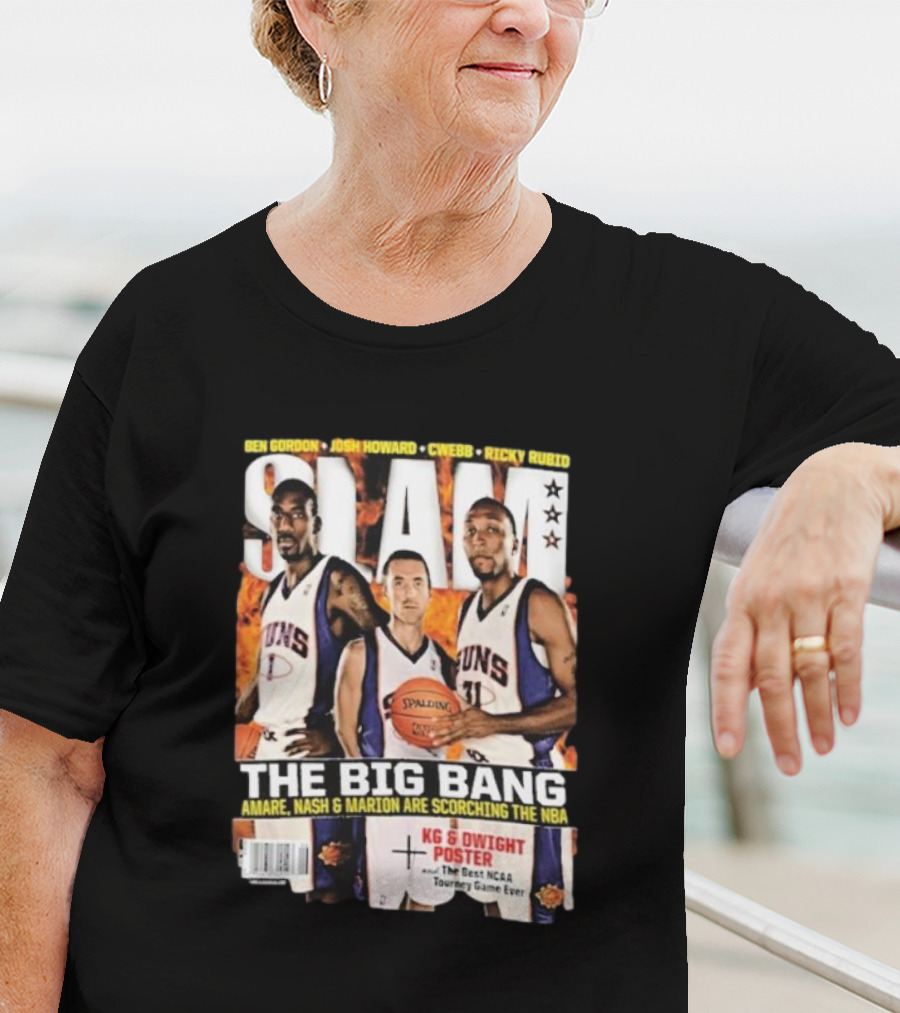 SLAM Magazine: The Big Bang Amare Nash And Marion Scorching The NBA T-Shirt