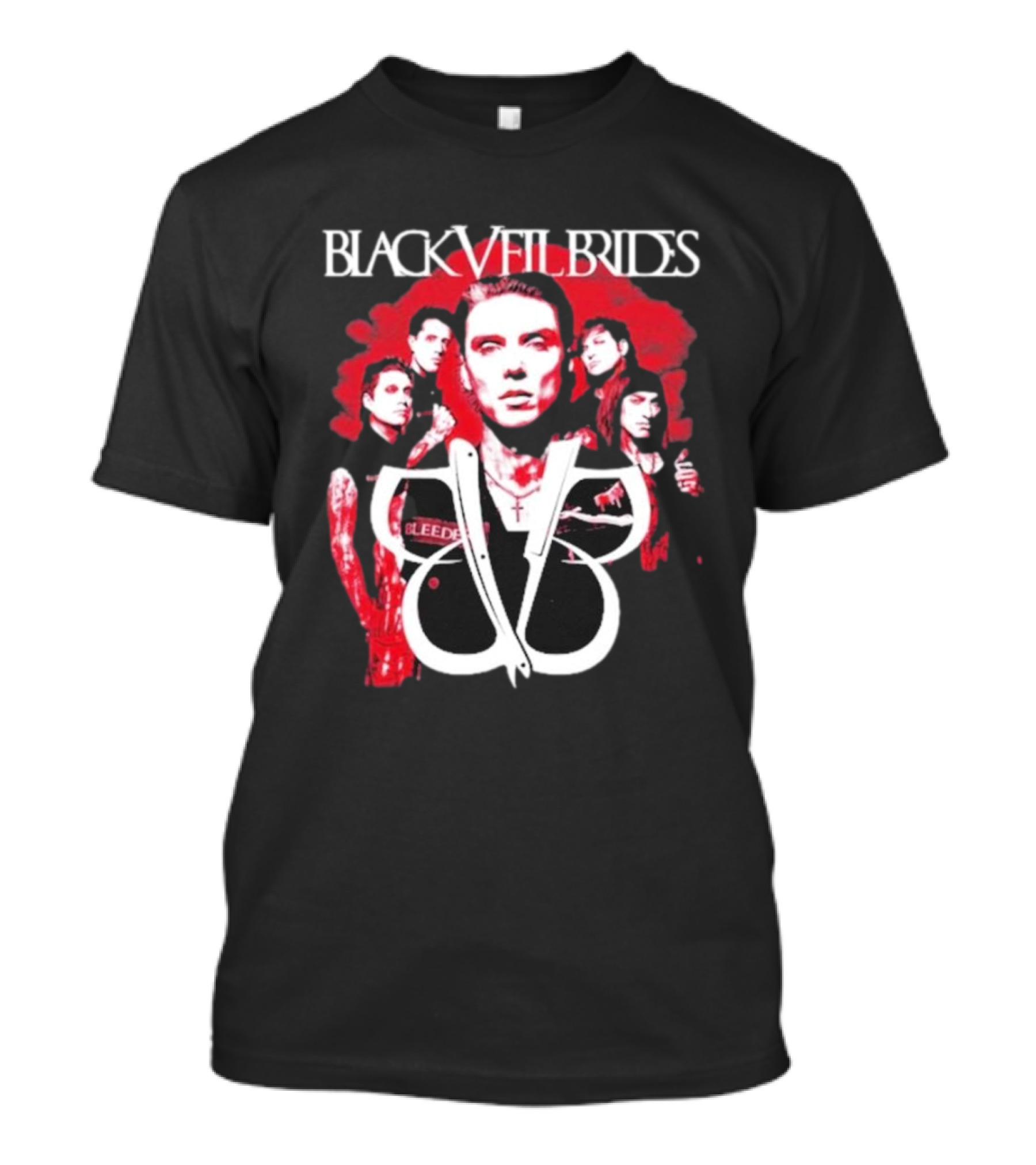 Black Veil Brides Bleeding Red Band T-Shirt