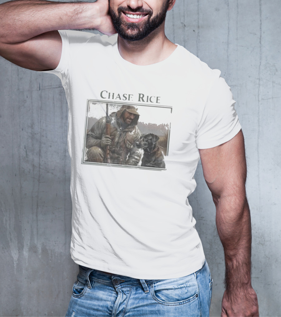 Chase Rice Hunting With Dog In Arkansas T-Shirt