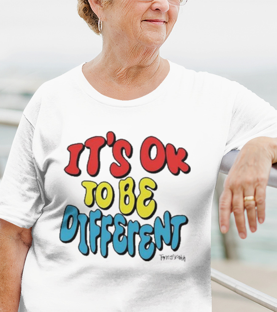 It’s Ok To Be Different By Finnysmth T-Shirt