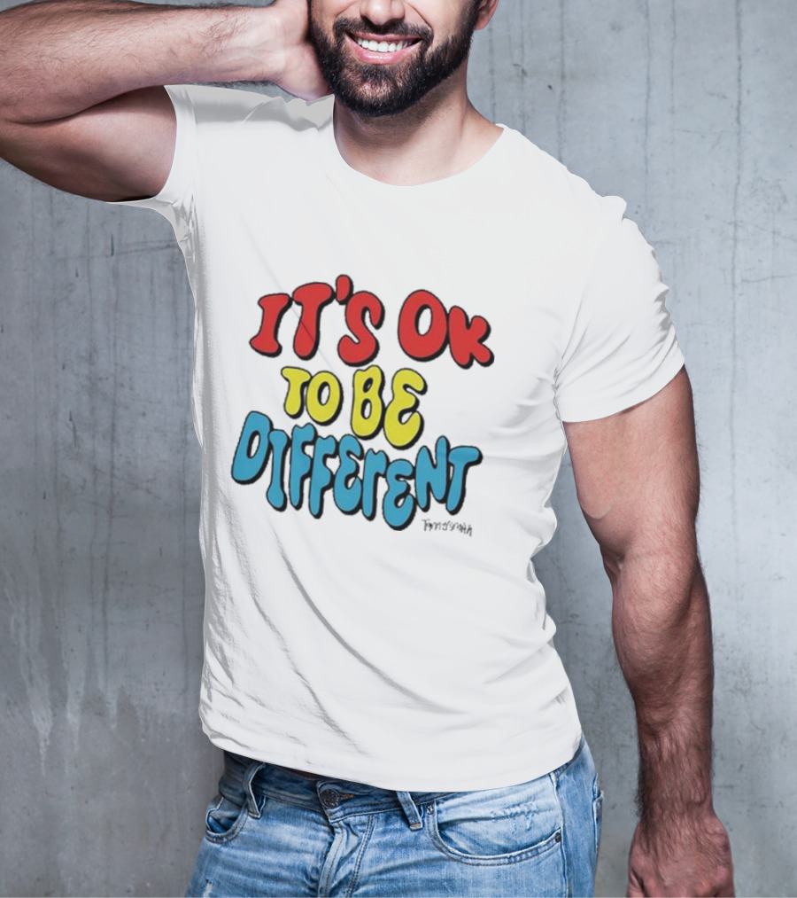 It’s Ok To Be Different By Finnysmth T-Shirt
