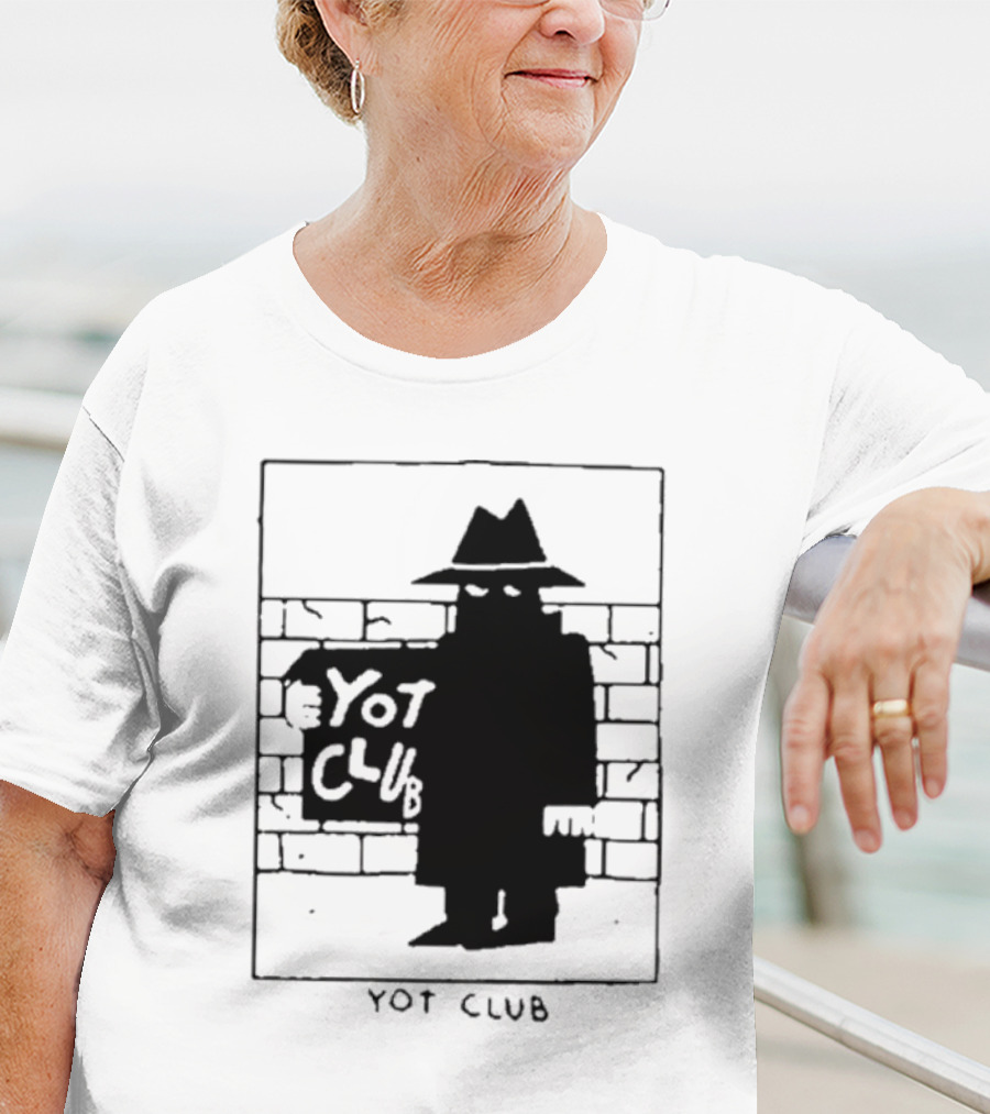 Yot Club Mysterious Silhouette Art Lazy Eyes Show T-Shirt