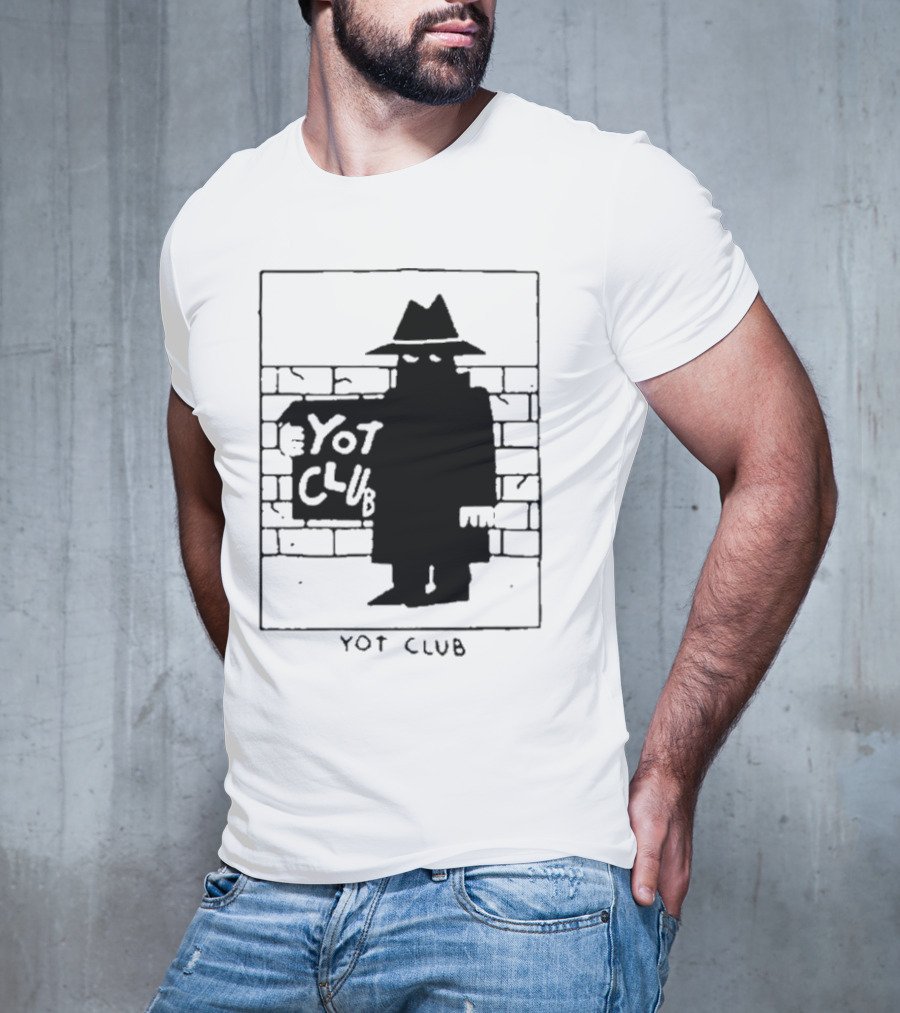 Yot Club Mysterious Silhouette Art Lazy Eyes Show T-Shirt