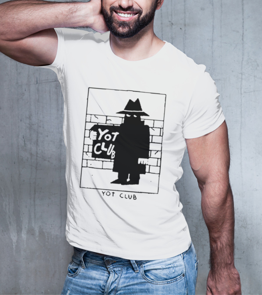 Yot Club Mysterious Silhouette Art Lazy Eyes Show T-Shirt
