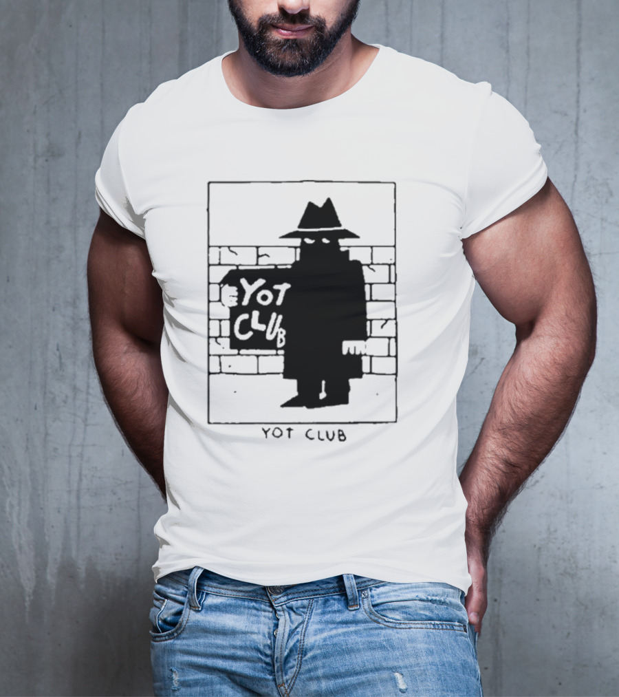 Yot Club Mysterious Silhouette Art Lazy Eyes Show T-Shirt