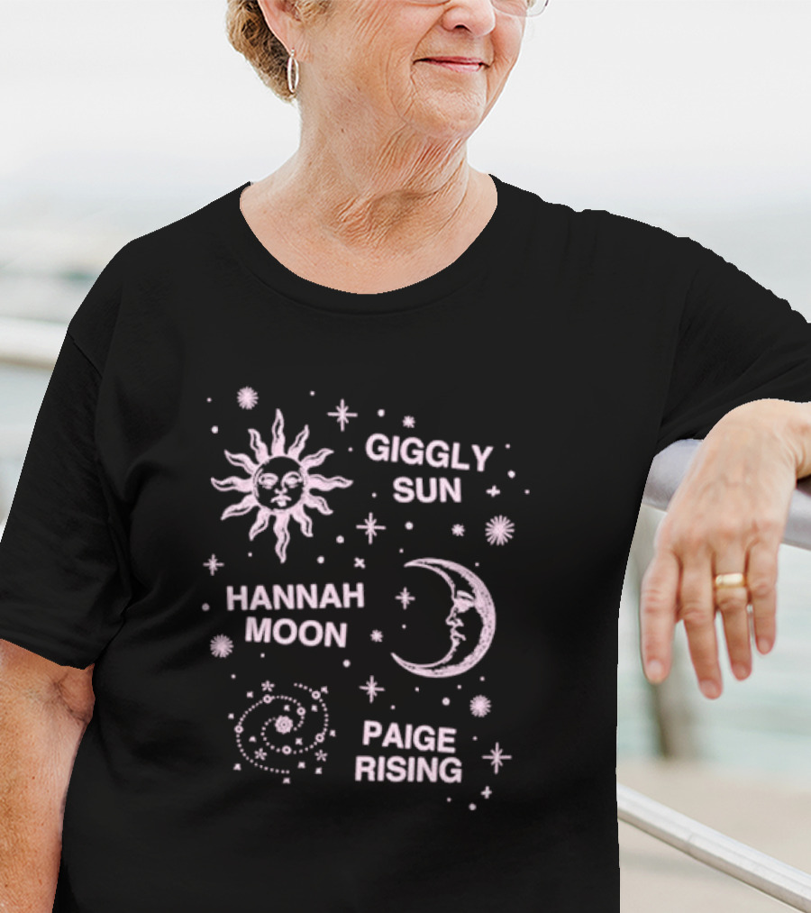 Giggly Sun Hannah Moon Paige Rising T-Shirt