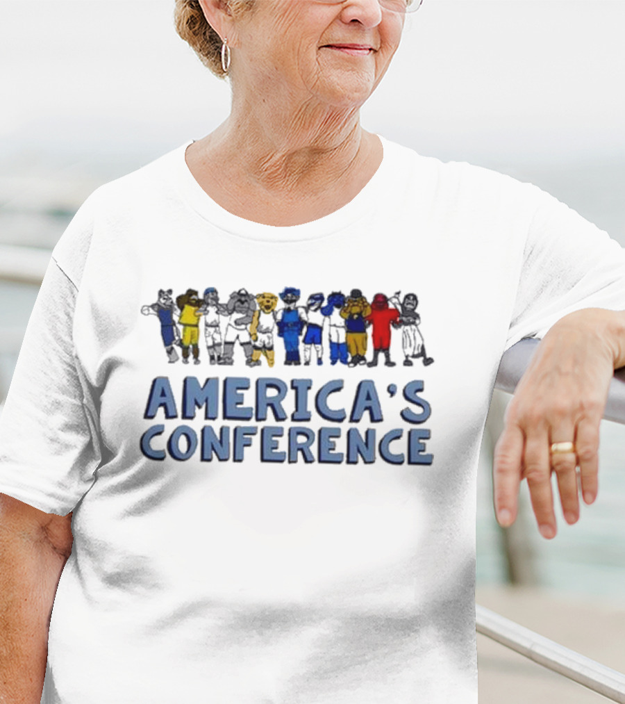 AMERICA'S CONFERENCE ANTHROPOMORPHIC SPORTS LINEUP T-Shirt