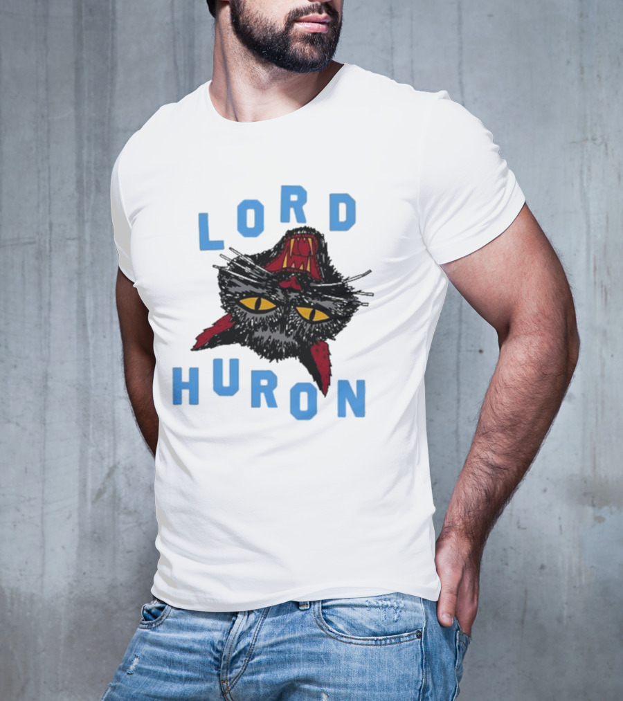 LORD HURON Upside Down Cat T-Shirt