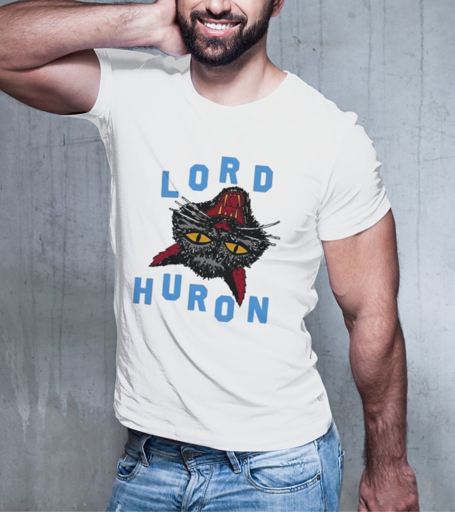 LORD HURON Upside Down Cat T-Shirt