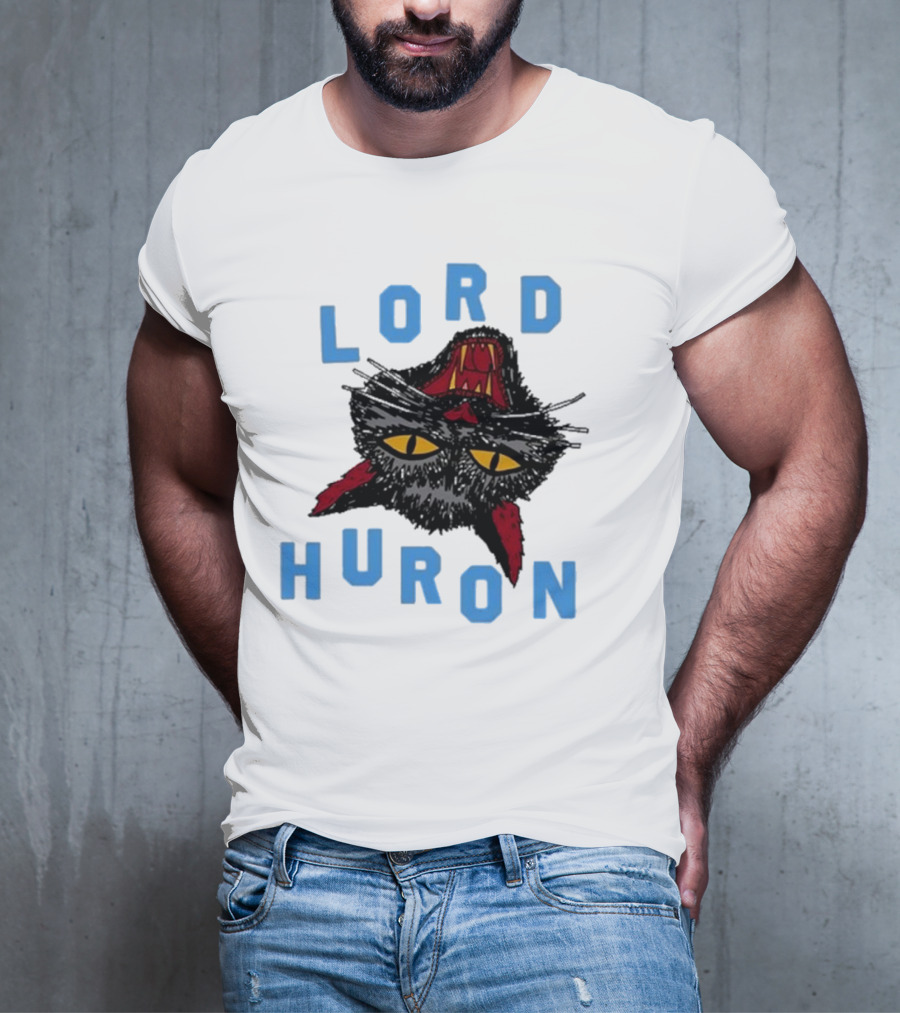 LORD HURON Upside Down Cat T-Shirt