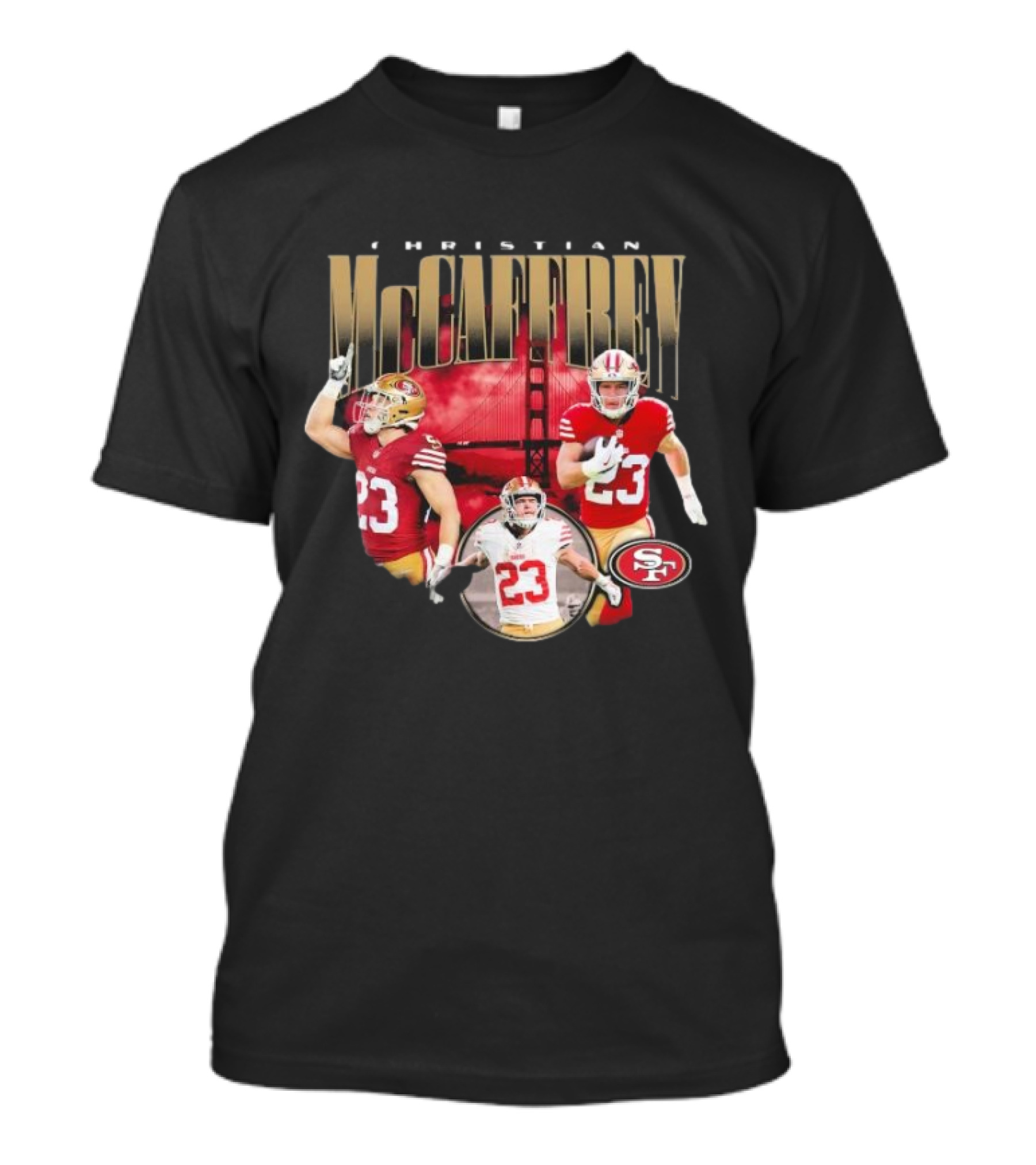 Christian McCaffrey San Francisco 49ers Iconic Performance 23 T-Shirt