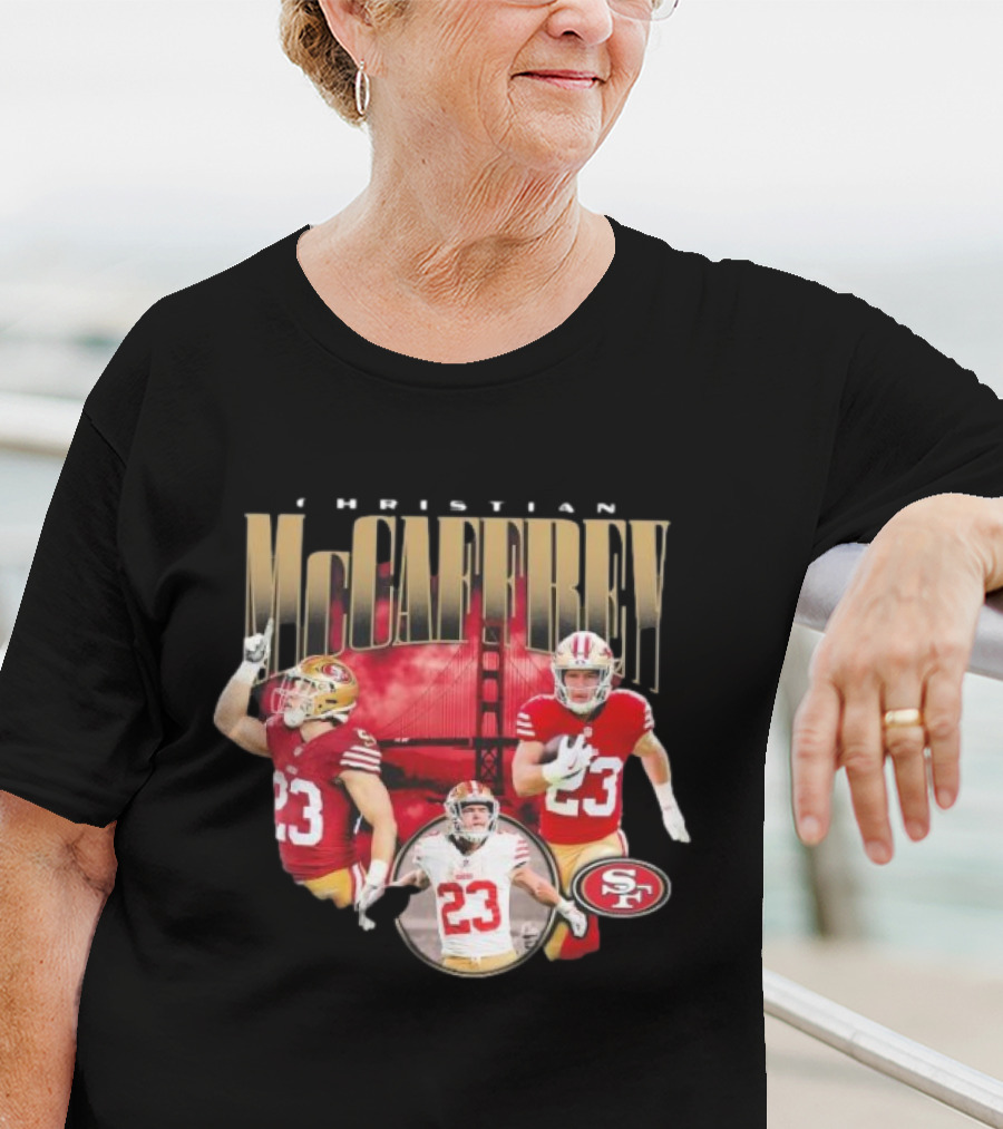 Christian McCaffrey San Francisco 49ers Iconic Performance 23 T-Shirt
