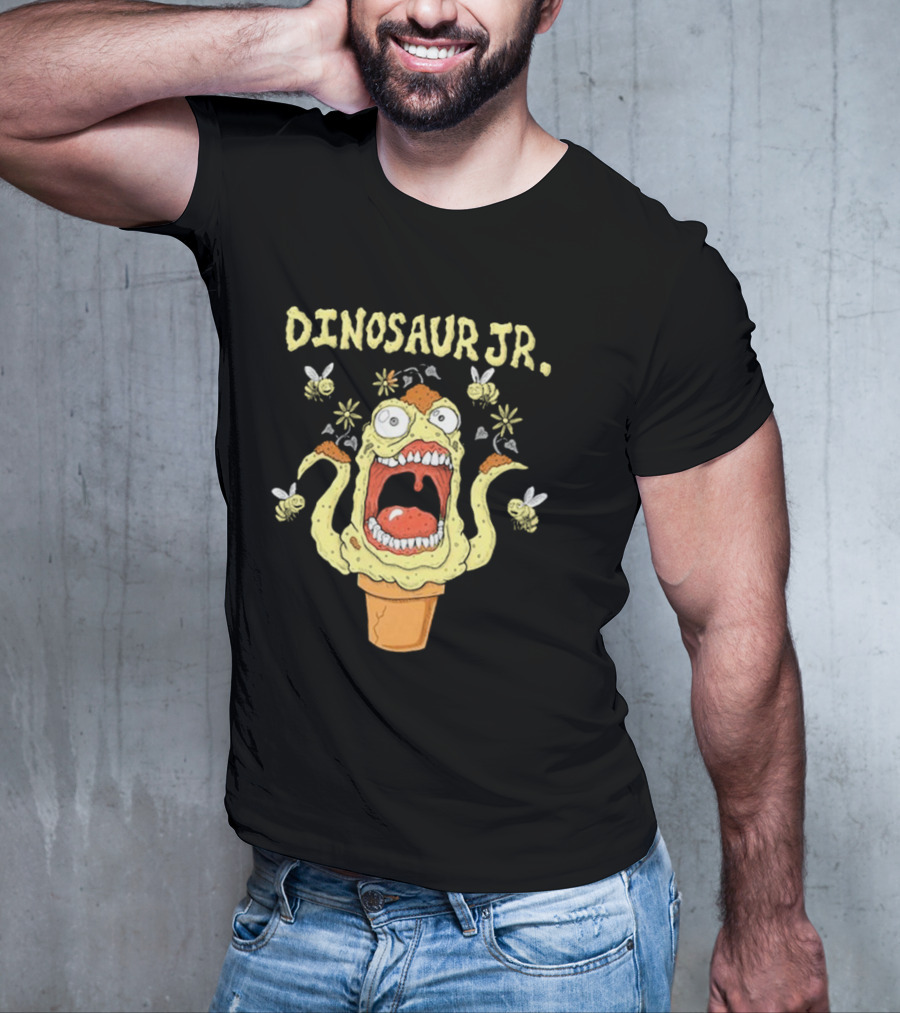 DINOSAUR JR Monster Plant With Bees T-Shirt