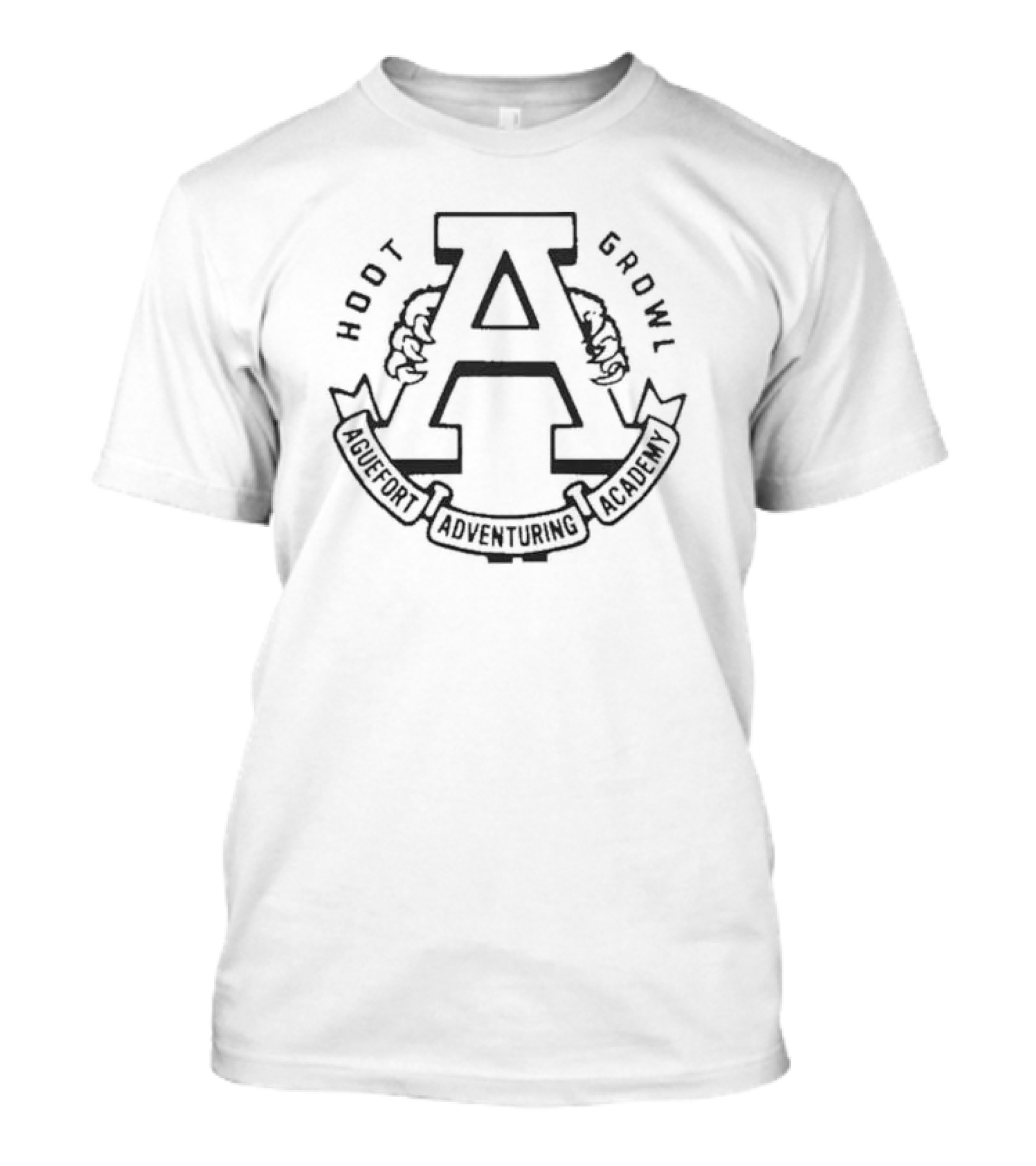 Hoot Growl Aguefort Adventuring Academy Athletics T-Shirt