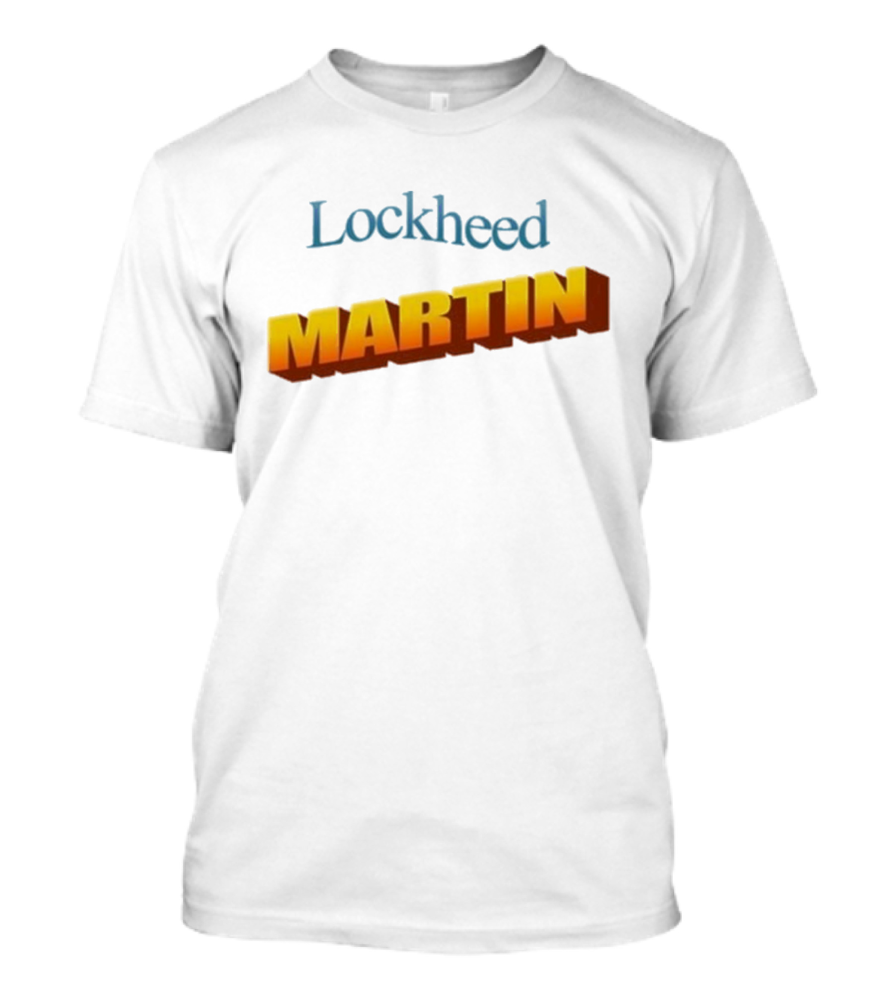 Lockheed Martin Vintage Style Bold Yellow Font T-Shirt
