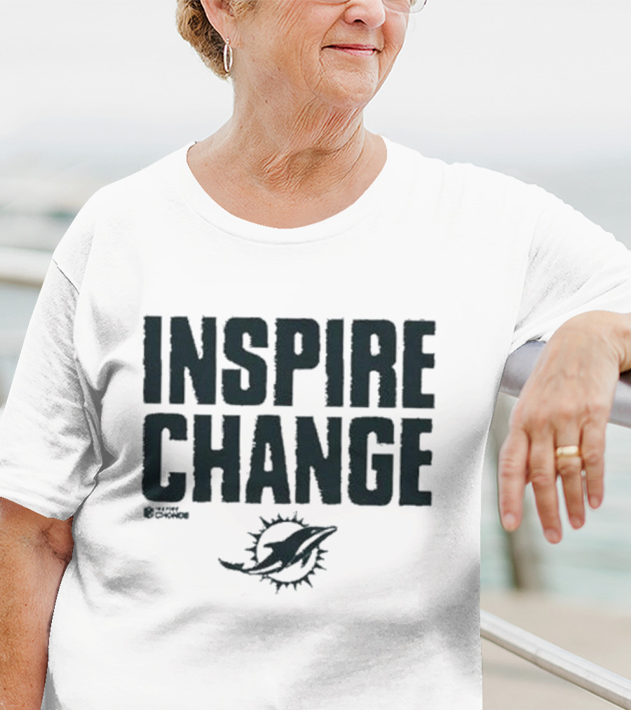 Miami Dolphins Inspire Change NFL Initiative T-Shirt