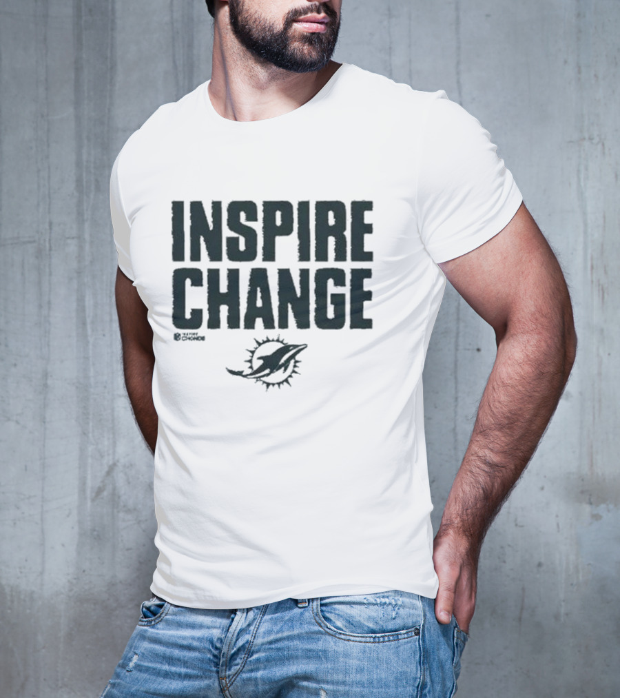Miami Dolphins Inspire Change NFL Initiative T-Shirt