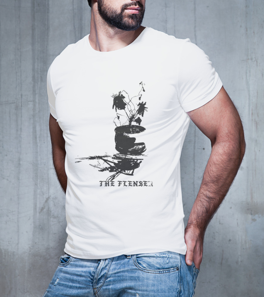 The Flenser Sad Flower Reflection T-Shirt
