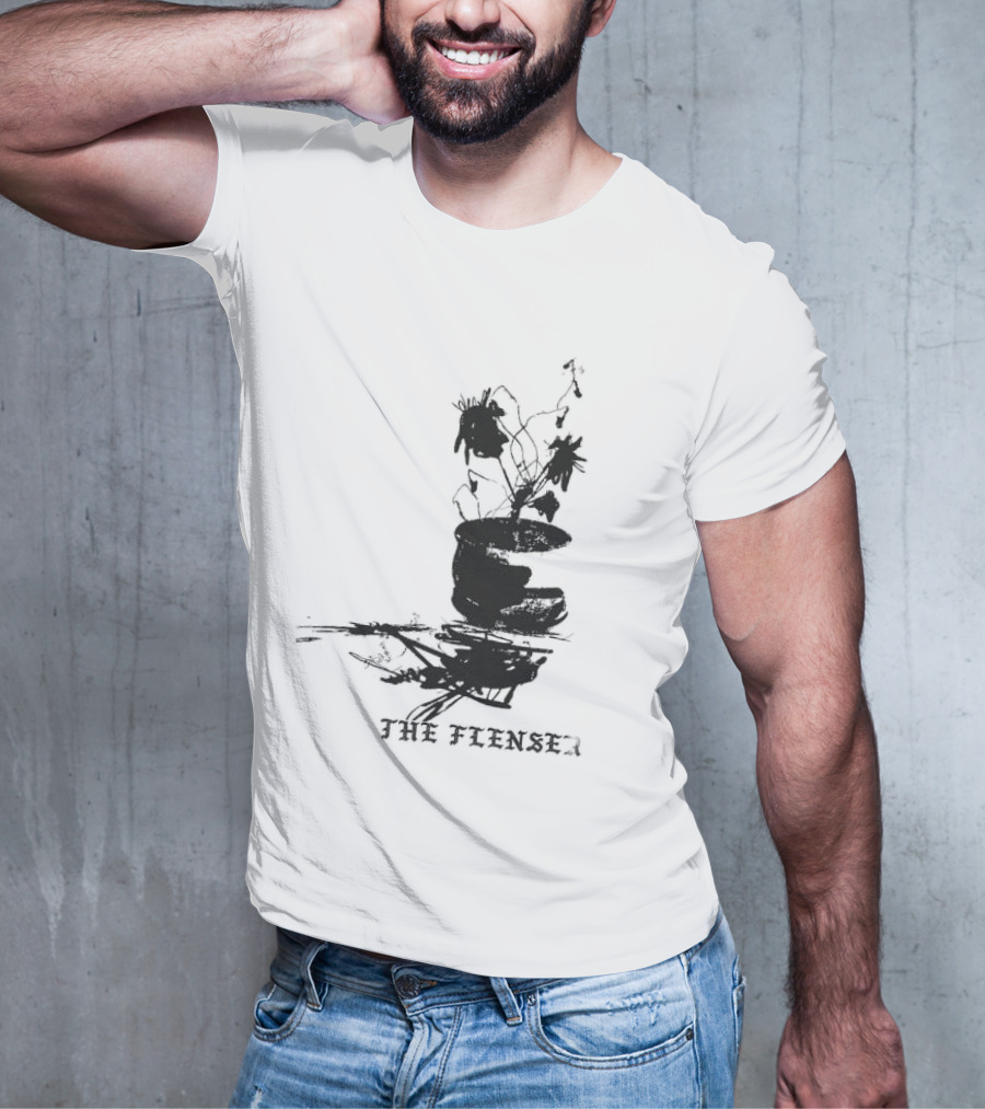 The Flenser Sad Flower Reflection T-Shirt