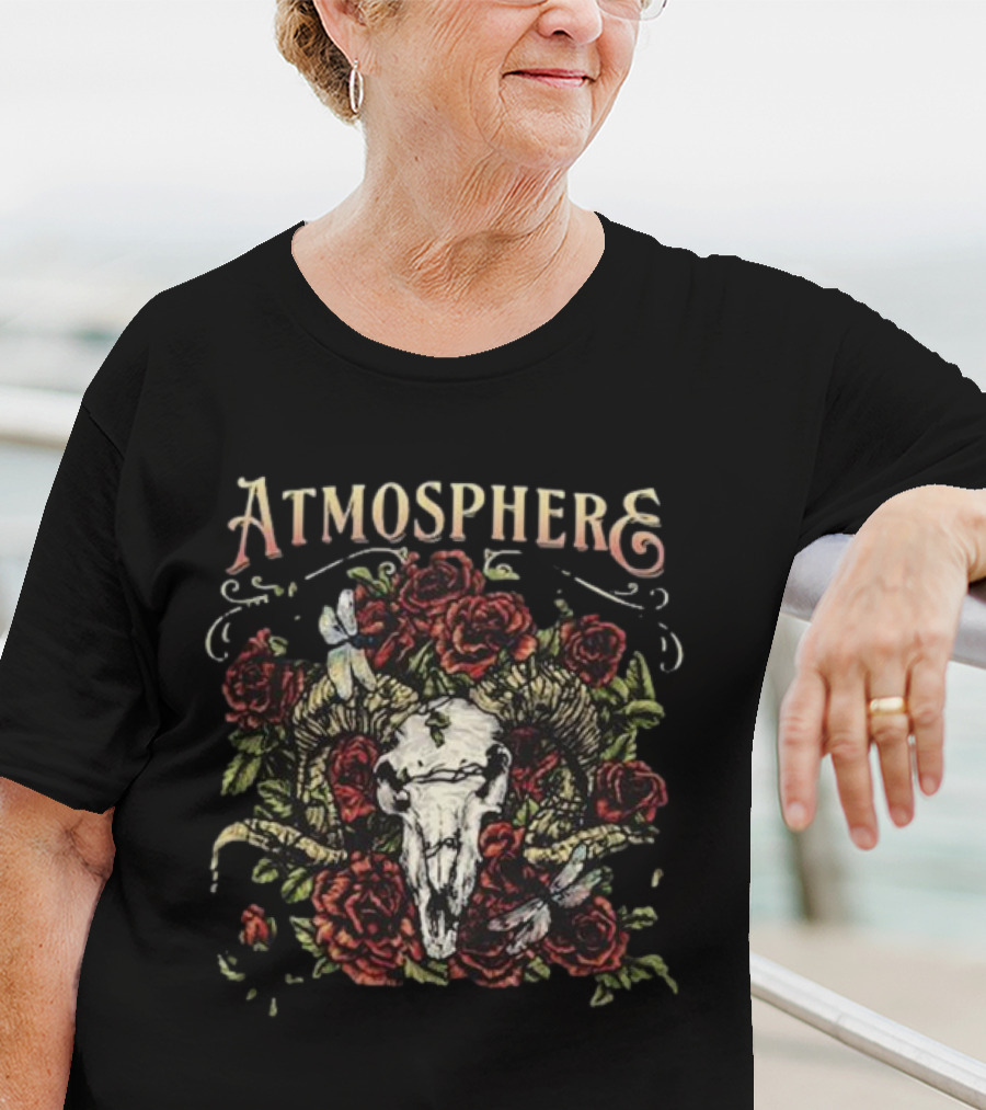 Atmosphere Skull And Roses Traveling Forever Tour T-Shirt