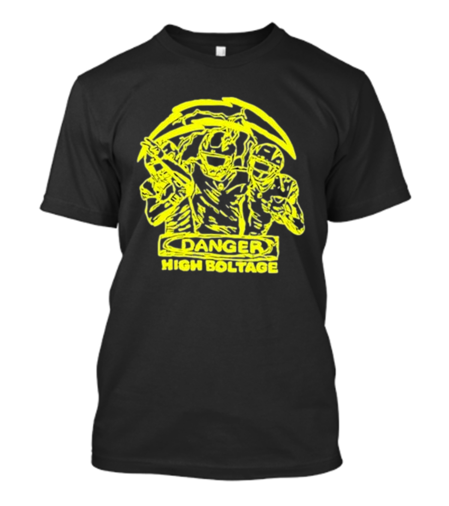 Los Angeles Chargers Danger High Voltage Football Team Players T-Shirt