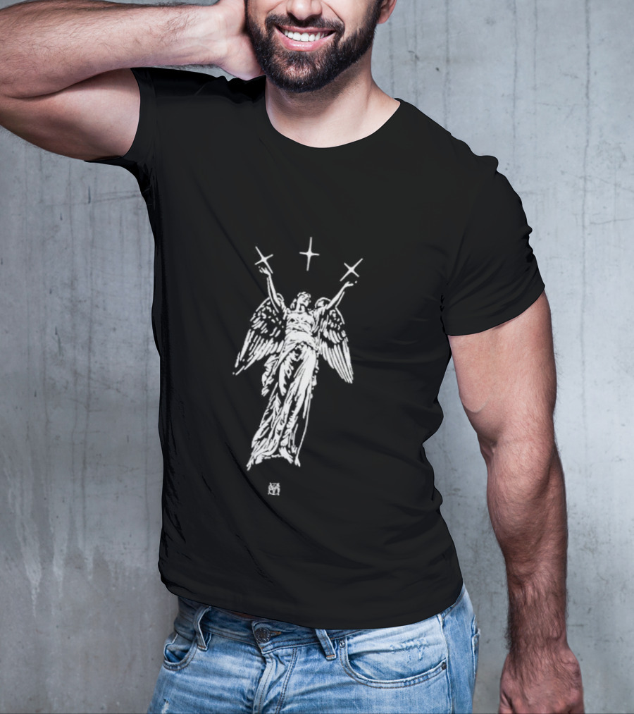 Max Styler Angel Heavenly Cross Guardian T-Shirt