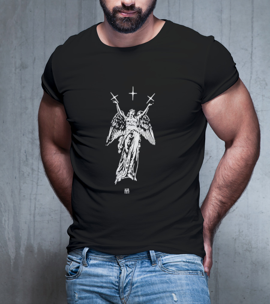 Max Styler Angel Heavenly Cross Guardian T-Shirt