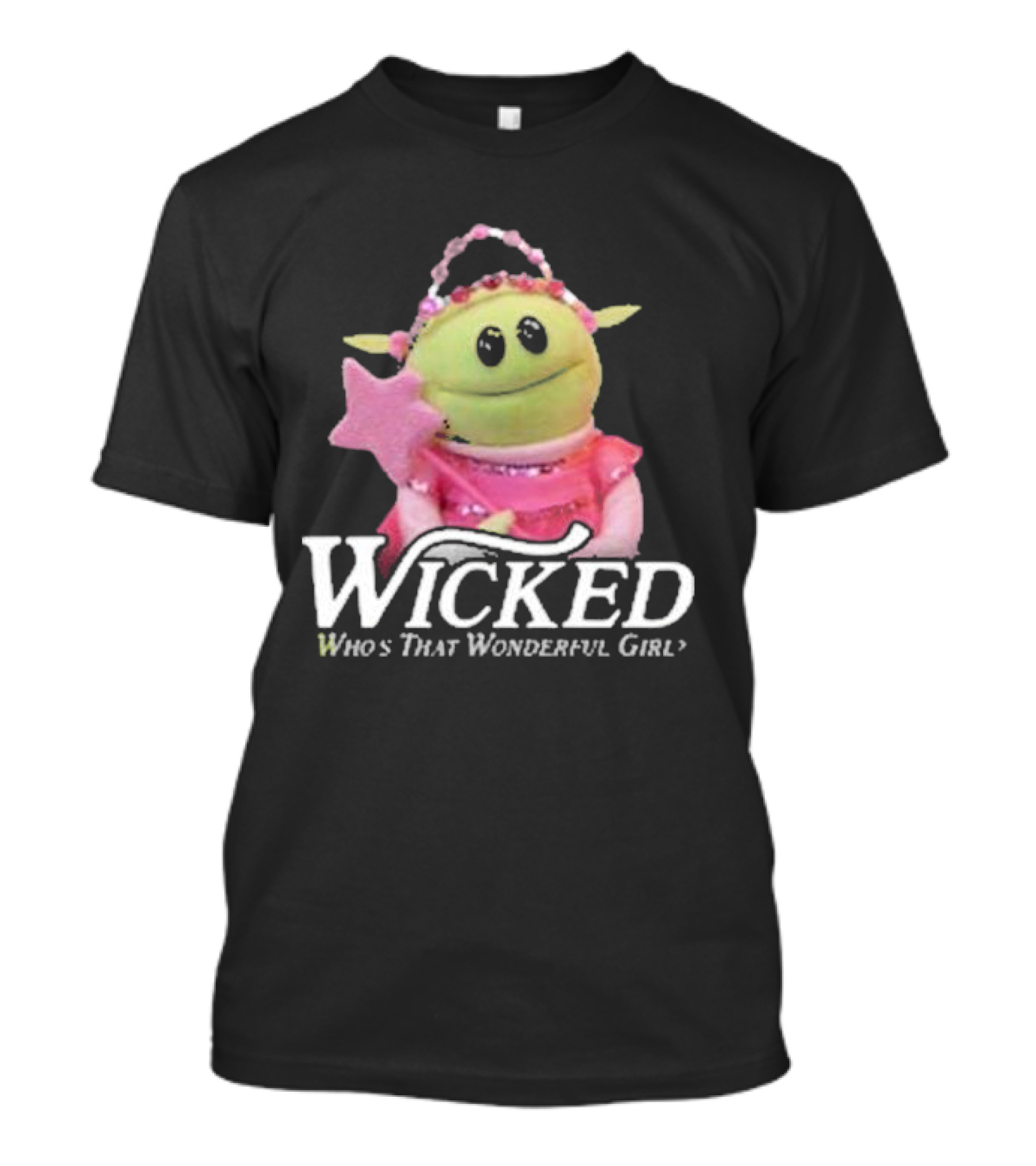 Wicked Who's That Wonderful Girl Alien Princess In Pink T-Shirt