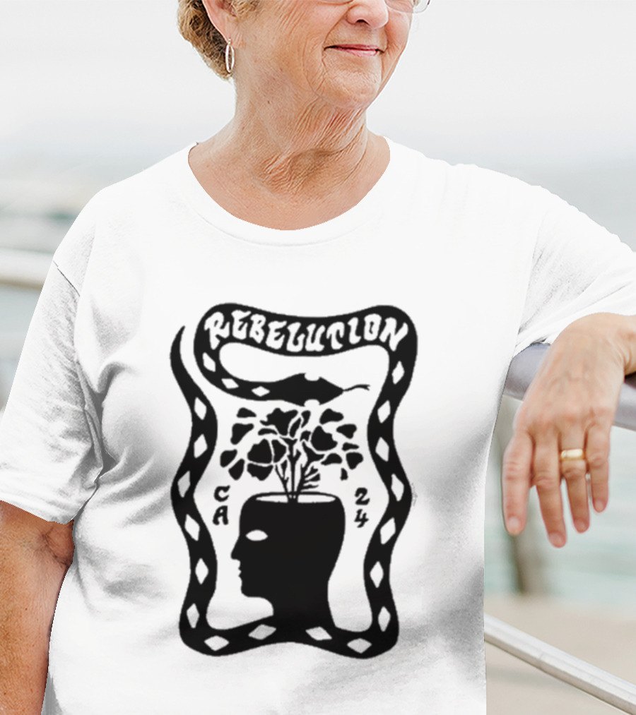 Rebelution CA 24 Snake Plant Head T-Shirt