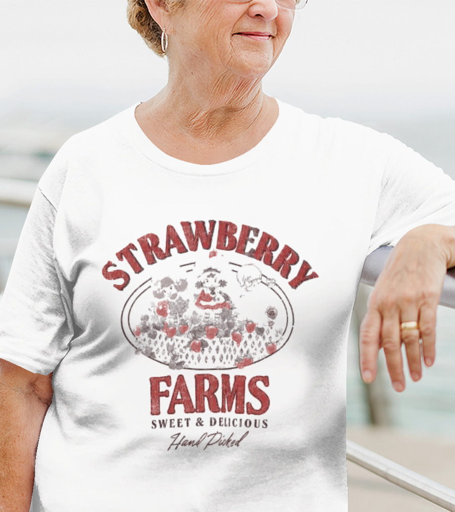 Strawberry Farms Sweet And Delicious Hand Picked T-Shirt