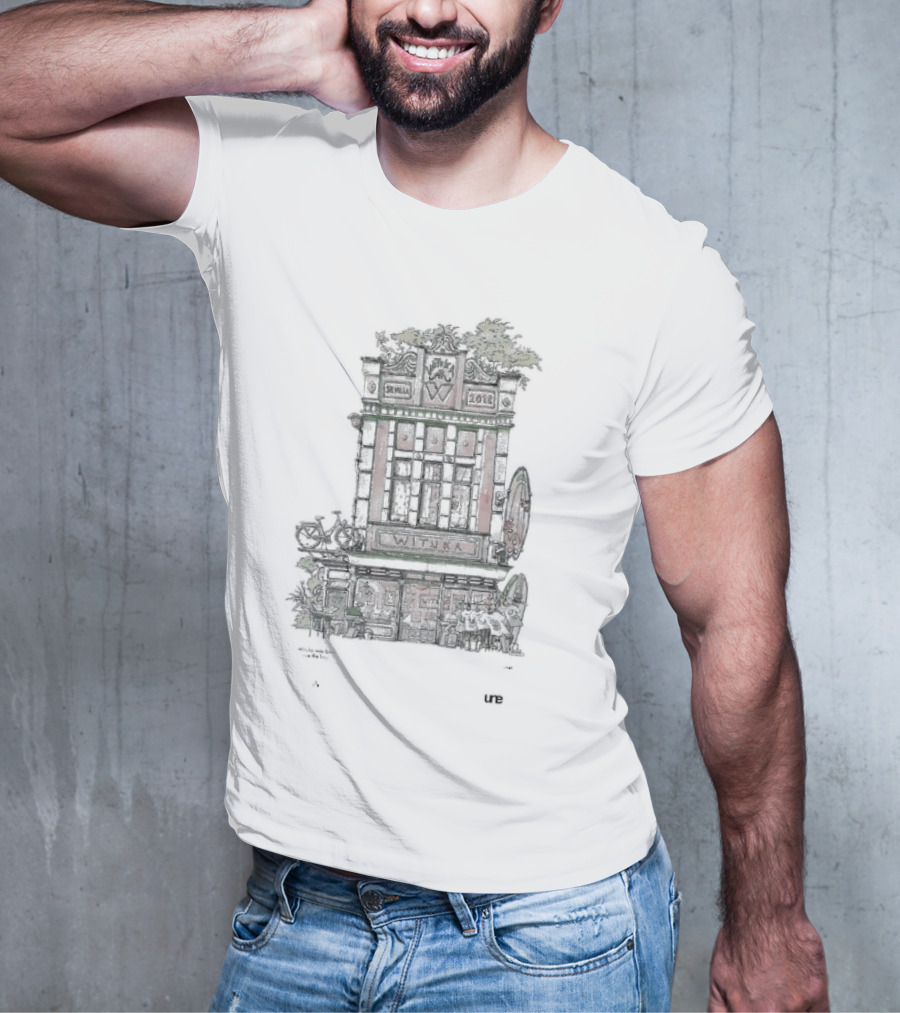 Witushatsu Wituka Seville 2013 Building Bicycle Surfboard Urban Scene T-Shirt