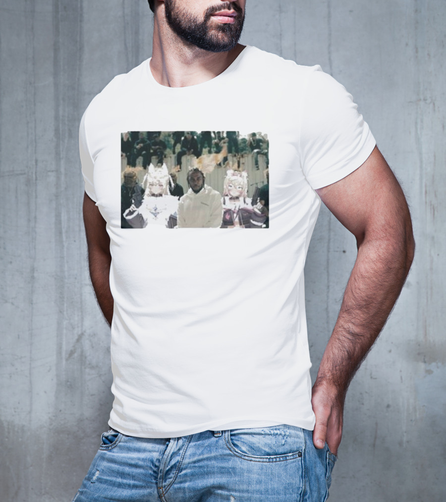 Yaruki FWMC Kendrick Good Dogs Maad City Anime Crossover T-Shirt