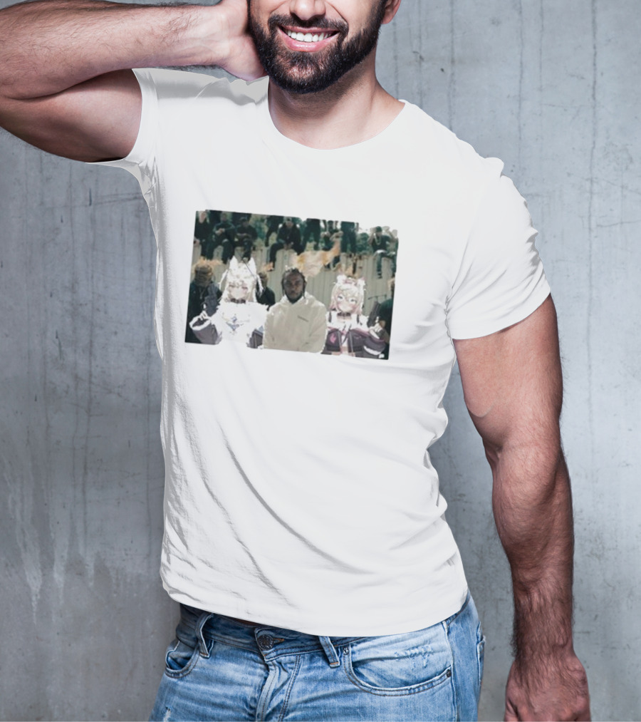 Yaruki FWMC Kendrick Good Dogs Maad City Anime Crossover T-Shirt