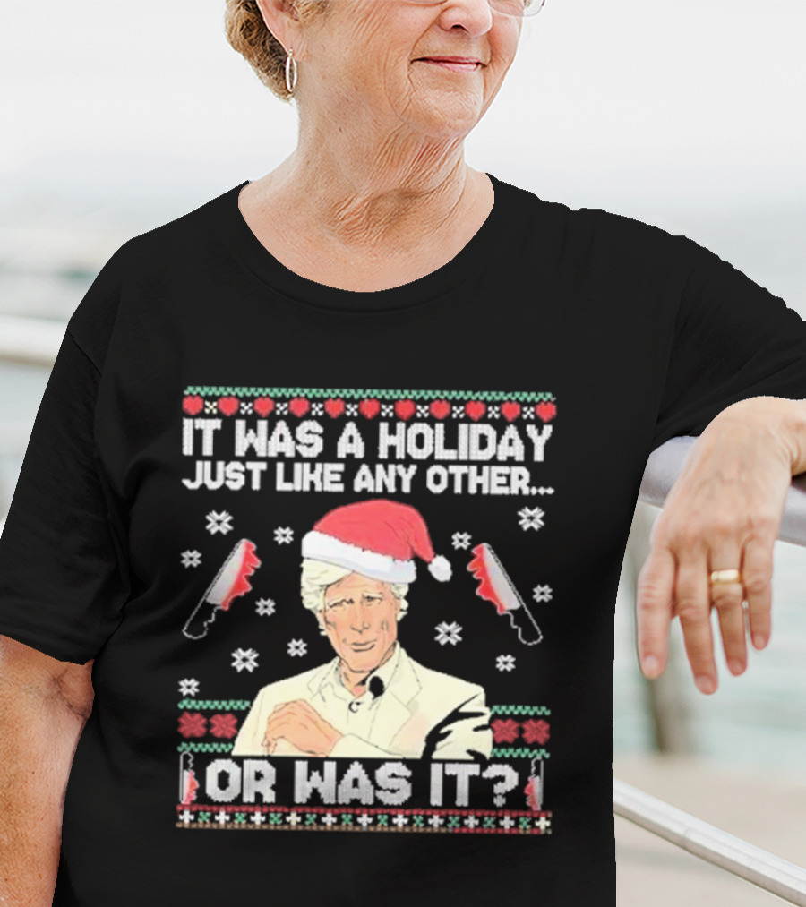 Keith Morrison Holiday Any Other Or Was It Santa Hat Knives T-Shirt