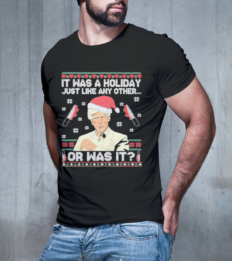 Keith Morrison Holiday Any Other Or Was It Santa Hat Knives T-Shirt
